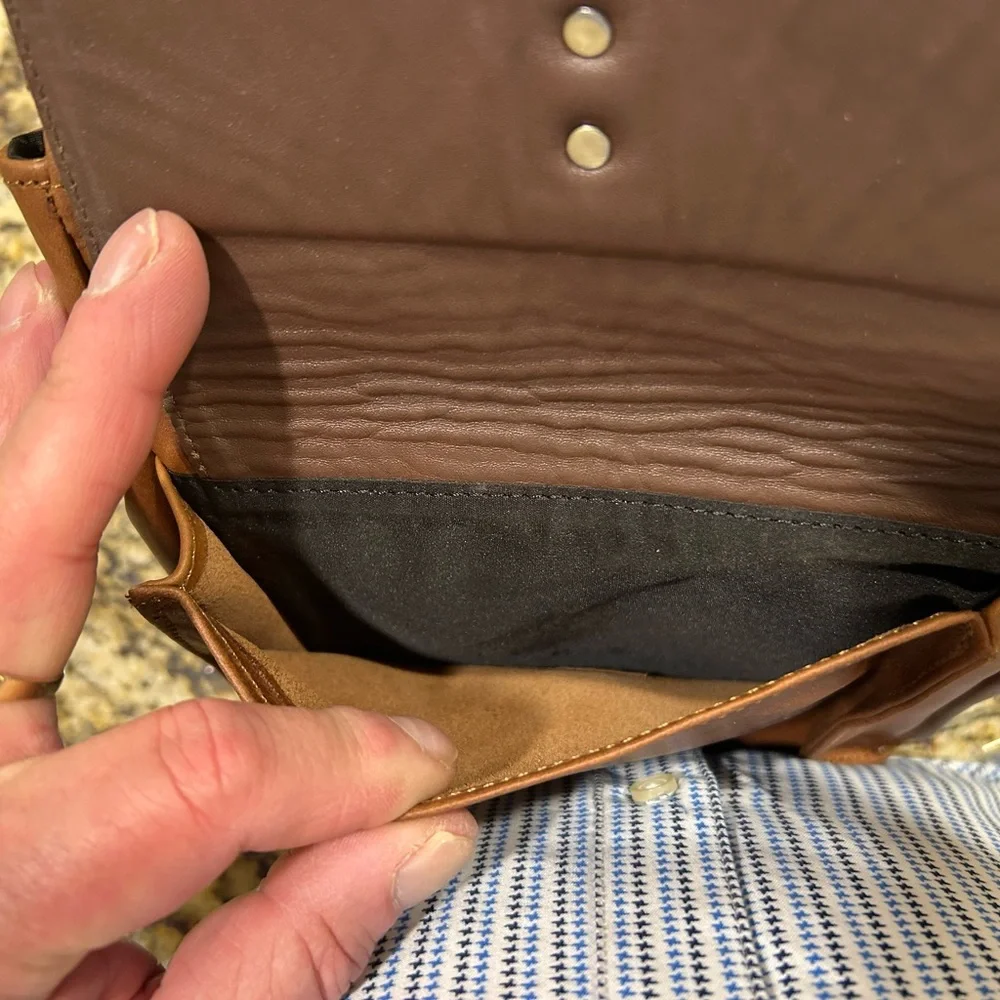 Men’s INCA Expert Travel Tan Leather Messenger Crossbody Bag for Men-gorgeous